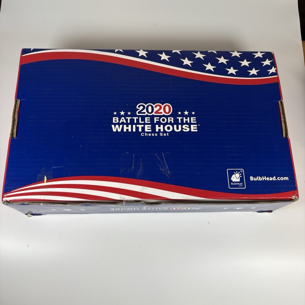 2020 Battle for the White House Chess Set Trump Biden Pieces NO BOARD BulbHead